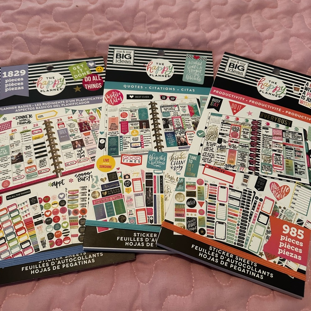 The Happy Planner Colorful Sticker Set